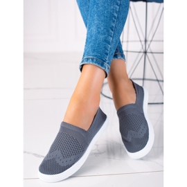 SHELOVET Slipons grises 2