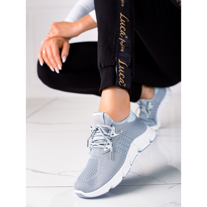 SHELOVET Zapatos deportivos ligeros gris 1