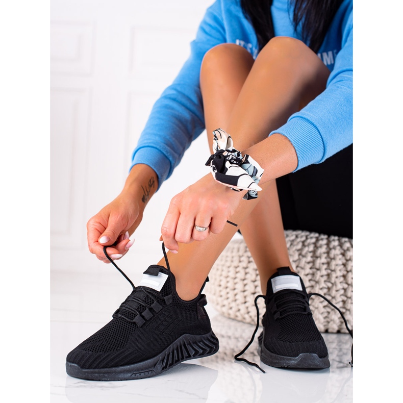 SHELOVET Zapatos deportivos negros 1