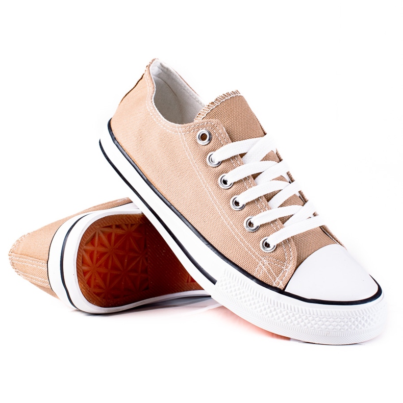 SHELOVET Zapatillas Clásicas Beige 2
