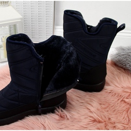News Botas de nieve impermeables para mujer, azul marino NOVEDADES 4