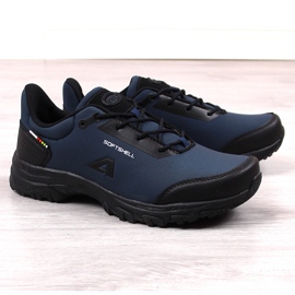 Zapatos de trekking impermeables para hombre American Club azul marino 2