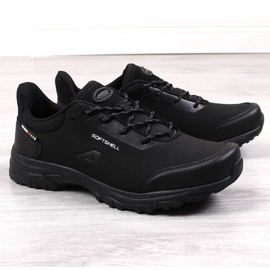 Zapatos de trekking impermeables para hombre American Club negros 2