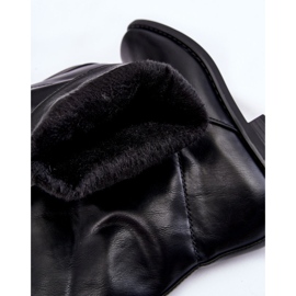 PA1 Botas cálidas sin cordones para mujer Black Calan negro 9