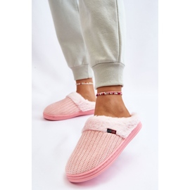 Pantuflas De Mujer Con Aislamiento Sin Cordones Con Piel Rosa Leriss 2