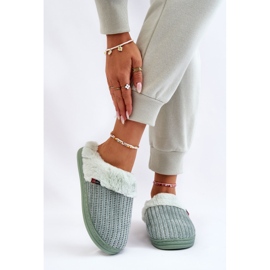 PA1 Pantuflas sin cordones con aislamiento para mujer con piel verde Leriss 1 PA1 Pantuflas sin cordones con aislamiento para mujer con piel verde Leriss 1