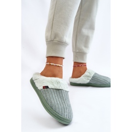 PA1 Pantuflas sin cordones con aislamiento para mujer con piel verde Leriss 2 PA1 Pantuflas sin cordones con aislamiento para mujer con piel verde Leriss 2