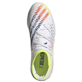 Adidas Predator Edge.3 Tf Jr GV8502 zapatos de fútbol blanco blanco 2