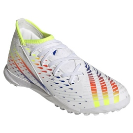 Adidas Predator Edge.3 Tf Jr GV8502 zapatos de fútbol blanco blanco 3