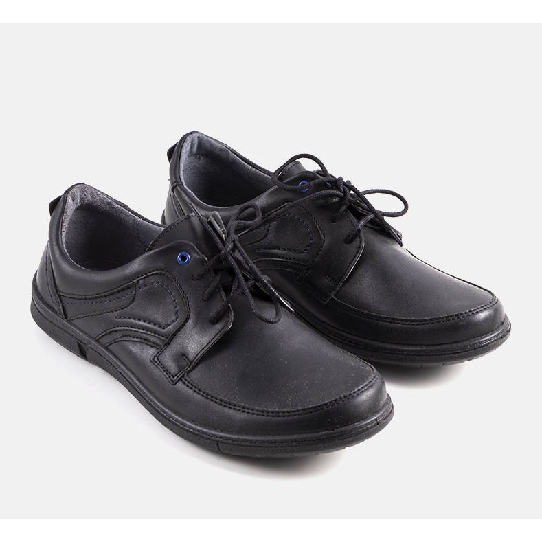 Zapatos negros de hombre Lukio 1