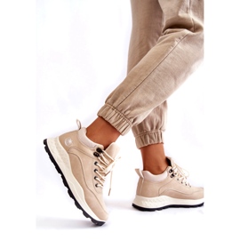 PA1 Zapatillas Trekking Mujer Trappers Beige Claro Otto 4