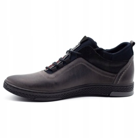 Polbut Botas de invierno para hombre K27F, gris negro 1 Polbut Botas de invierno para hombre K27F, gris negro 1