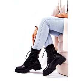 Botas para mujeres con calcetín Basido Basido negro 1