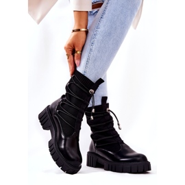Botas para mujeres con calcetín Basido Basido negro 2