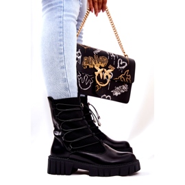 Botas para mujeres con calcetín Basido Basido negro 5