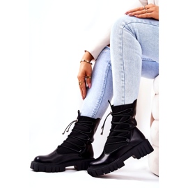 Botas para mujeres con calcetín Basido Basido negro 6