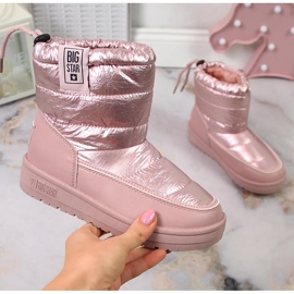Botas de nieve rosa metalizado niña Big Star KK374219 rosado 1
