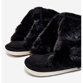 BM Pantuflas Calientas Hombre Negras Marcus negro gris 3