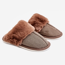 Pantuflas Calientes Hombre Marrón Marcus 1