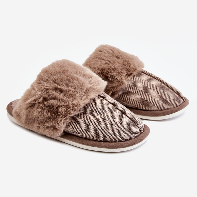 Pantuflas Calientas Hombre Gris Marcus marrón 1