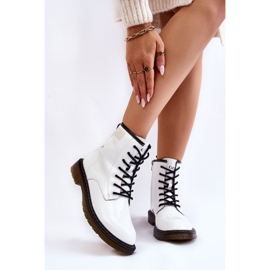 Botas Aislantes Lacadas Mujer GOE II2N4051 Blanco 1