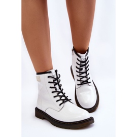 Botas Aislantes Lacadas Mujer GOE II2N4051 Blanco 4