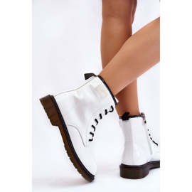 Botas Aislantes Lacadas Mujer GOE II2N4051 Blanco 5