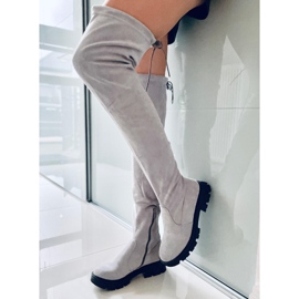 BM Botas Altas Mujer Adlon Gris 2