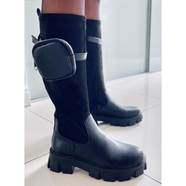 BM Botas negras con bolsa Aytes negro 3