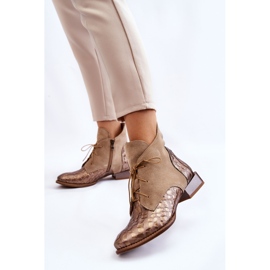 Tacones Planos Piel Maciejka 2878J-04 Beige 2