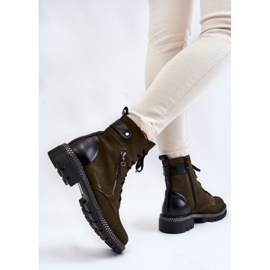 Botas Aislantes Ante Laura Messi 2508 Verde 5