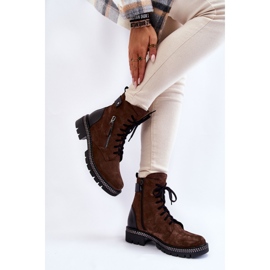 Botas Aislantes Ante Laura Messi 2508 Marrón 4