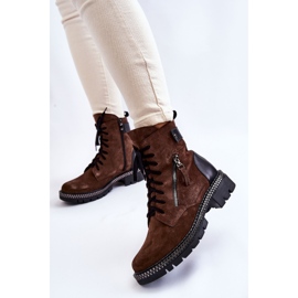 Botas Aislantes Ante Laura Messi 2508 Marrón 2