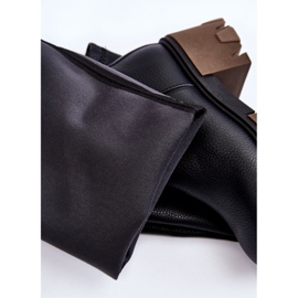 PL5 Botas sobre la rodilla de cuero de mujer de moda Negro Venise 6