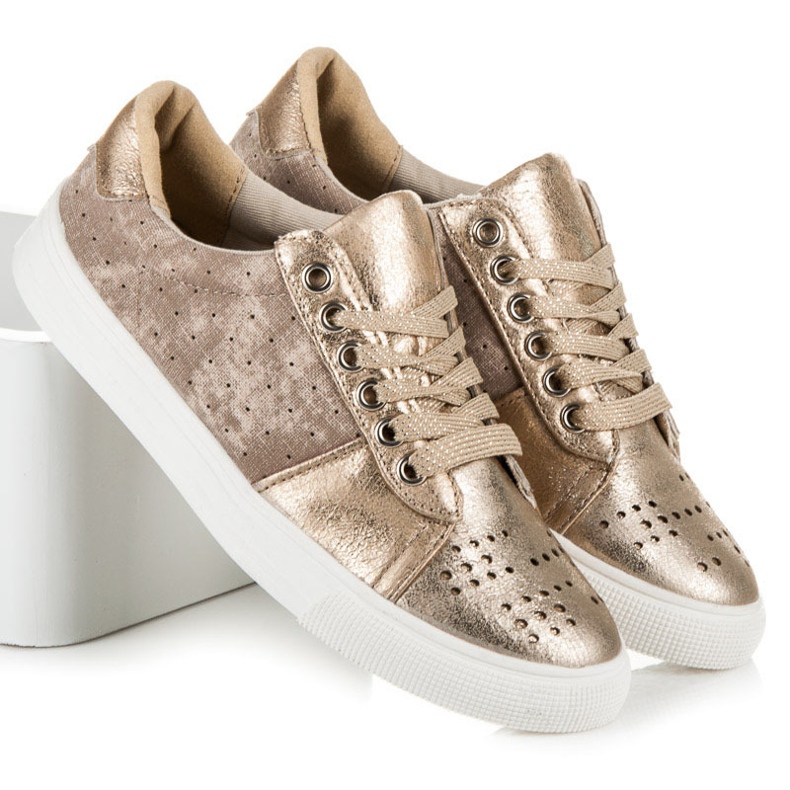 Zapatillas con cordones KYLIE amarillo 1