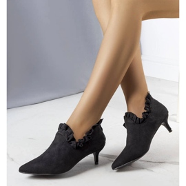 Zapatos negros con parte superior de Gavri 2