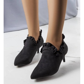 Zapatos negros con parte superior de Gavri 1
