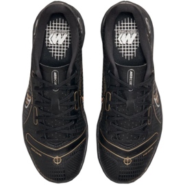 Nike Mercurial Vapor 14 Academy Ic Jr DJ2861-007 zapatos de fútbol negro negro 1 Nike Mercurial Vapor 14 Academy Ic Jr DJ2861-007 zapatos de fútbol negro negro 1