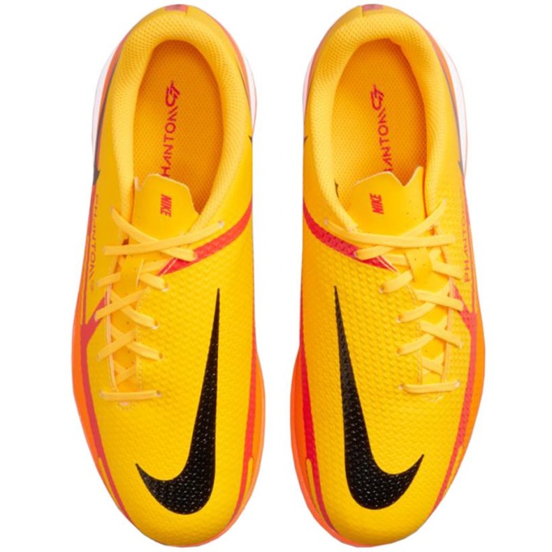Nike Phantom GT2 Academy Ic Jr DC0816-808 zapatos de fútbol naranja naranjas y rojos 1