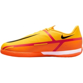 Nike Phantom GT2 Academy Ic Jr DC0816-808 zapatos de fútbol naranja naranjas y tintos 2