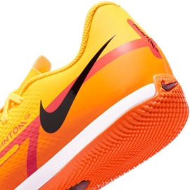 Nike Phantom GT2 Academy Ic Jr DC0816-808 zapatos de fútbol naranja naranjas y tintos 5