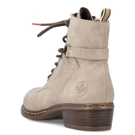 Cómodas botas aislantes Rieker W RKR574 beige 6