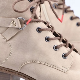 Cómodas botas aislantes Rieker W RKR574 beige 12