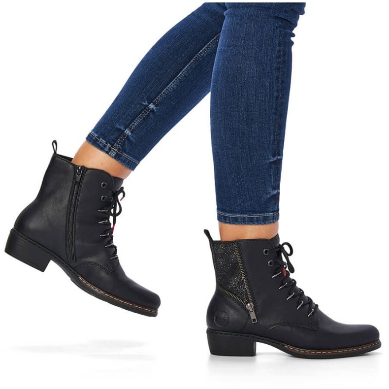 Cómodas botas aislantes Rieker W RKR485A negro 1