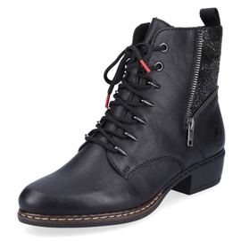 Cómodas botas aislantes Rieker W RKR485A negro 3