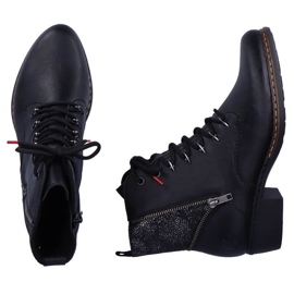 Cómodas botas aislantes Rieker W RKR485A negro 8