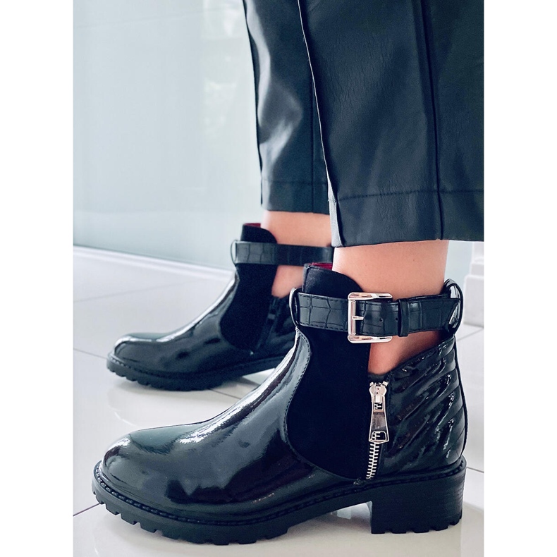 BM Botas cortadas Thomas Black Mirrors negro 1