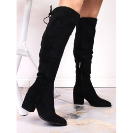 Botines mujer ante poste insulado negro Vinceza 4