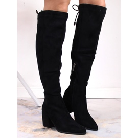 Botines mujer ante poste insulado negro Vinceza 5
