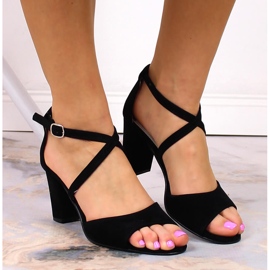 Sandalias mujer ante negro Azali 2941 5